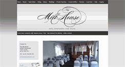 Desktop Screenshot of millhousehotel.com